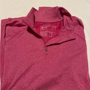 Figs Salta Seamless 1/4 zip Long-sleeve Under-scrub